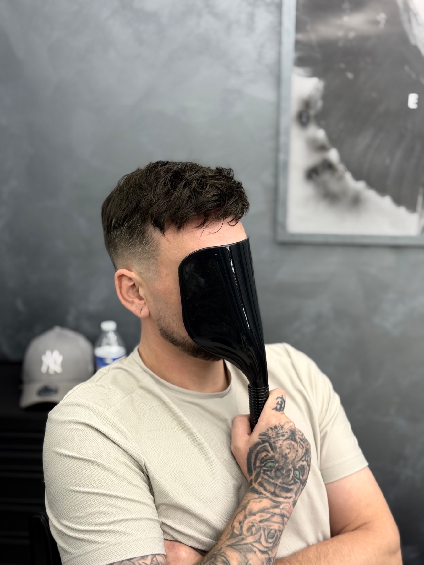 Finished crown result with a clean blend.